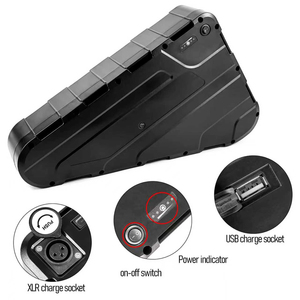 แบตเตอรี่ลิเธียมทรงสามเหลี่ยมประสิทธิภาพสูง 52V 30Ah พร้อมเซลล์ 21700 กันน้ำ สำหรับจักรยานเสือหมอบ DIY Ebike รุ่น MJ16-SHL01 - Product Image 1