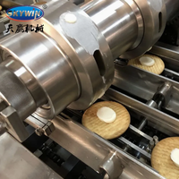 Ligne d'emballage en flux entièrement automatique à grande vitesse pour biscuits et biscuits fourrés à la crème, machine de fabrication de biscuits sandwichs fourrés à la crème