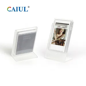 Caiul Patent Classic ABS Kpop Style Tabletop Mini Picture Frame For Fujifilm Instax Mini 12/11 Film 2X3 Picture Photo Frame
