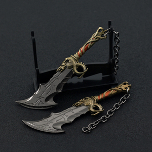 Porte-clés en alliage de Zinc, petit jouet épée dieu de la guerre Kratos <span class=keywords><strong>Chaos</strong></span> <span class=keywords><strong>Blade</strong></span> 13cm 54g - Product Image 6