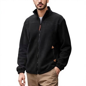 Sweat-shirts pour hommes de qualité supérieure, personnalisables avec logo OEM, fermeture éclair intégrale, 280 GSM, 100% coton, molleton brossé à l'intérieur, pour l'hiver - Product Image 6