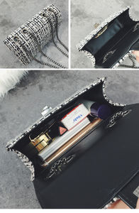 Borsa a tracolla in Denim all'ingrosso borsa da donna Vintage di lusso fatta a mano con Logo personalizzato - Product Image 3