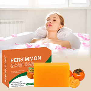 <strong>Persimmon</strong> Handmade Bar <strong>Soap</strong>-Odor-Removing Deep Cleansing For Skin Rich Foam &amp; Refreshing Fragrance - Product Image 2