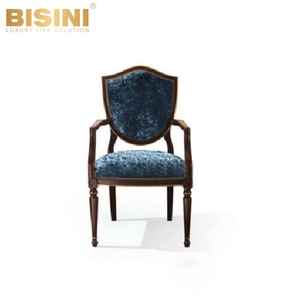 <span class=keywords><strong>Fauteuil</strong></span> <span class=keywords><strong>de</strong></span> salle à manger <span class=keywords><strong>de</strong></span> style européen luxueux et raffiné, <span class=keywords><strong>fauteuil</strong></span> d'hôte artisanal en <span class=keywords><strong>velours</strong></span> <span class=keywords><strong>bleu</strong></span> avec assise moelleuse, idéal pour les propriétés exigeantes - Product Image 1