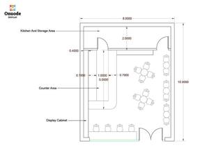Meuble de magasin et comptoir de bar à café en bois sur mesure, fabriqués à la main, pour la décoration intérieure de café et l'aménagement de vitrine - Product Image 2