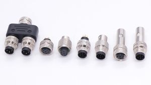防水IP67 M8男性女性ソケットパネルワイヤーコネクタ12mm工業用円形M8コネクタ3ピン - Product Image 6