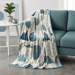 Custom All Seasons Flannel Blanket With Logo Warm Soft <strong>Throw</strong> Blanket <strong>for</strong> Sofa <strong>Chair</strong> or Body Home Comfort - Product Image 2