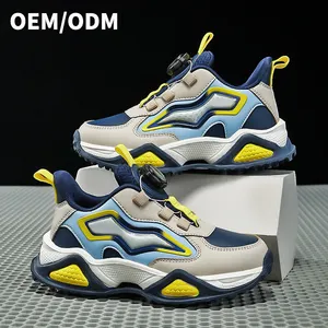 Factory direct price boys shoes 2023 spring and autumn new leather waterproof children's casual sports shoes