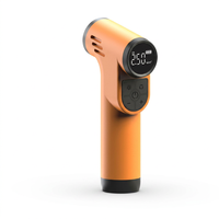 Mini-compresseur d'air portable pour voiture et usage domestique, orange et noir
