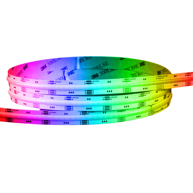 19.2W 840LED/m RGBW Flexible COB Strips 24V KNX Dali PWM Loxone Dimmer DMX RGB Smart LED Strip Light