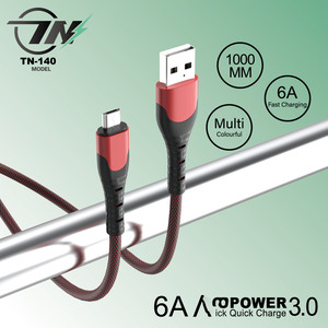 Câble <span class=keywords><strong>de</strong></span> données en métal nylon USB en cuivre pur type-c câble <span class=keywords><strong>de</strong></span> charge rapide Micro USB pour Iphone/Samsumg/xiaomi/<span class=keywords><strong>Huawei</strong></span> - Product Image 5