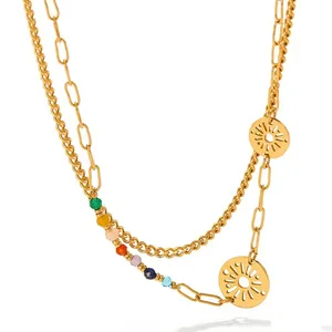 New Product Wholesale Fashion Jewelry Necklaces Link Gold Chain Necklace