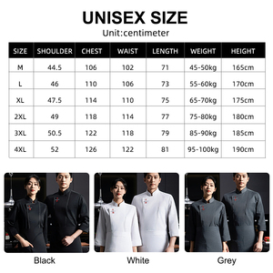 Chaqueta de Chef de algodón, uniforme mecánico <span class=keywords><strong>Mao</strong></span>, <span class=keywords><strong>camisa</strong></span> de trabajo, abrigo de Chef, patrón de imágenes, cocina, uniformes impermeables de Chefs felices - Product Image 5