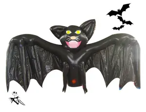 Supply PVC Halloween decorative cartoon inflatable black bat