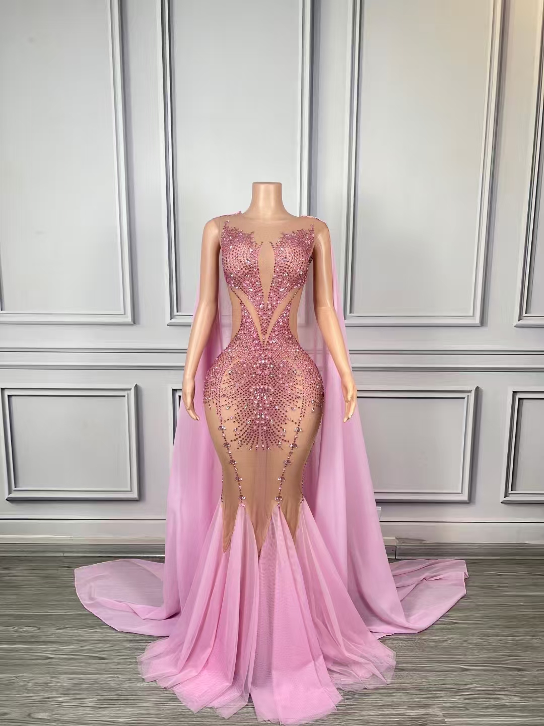 chinese dress ladies Off Shoulder Mermaid Party Dress main image 1