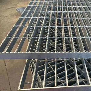 Grille en acier de haute qualité 3/16 x <span class=keywords><strong>1</strong></span>-<span class=keywords><strong>1</strong></span>/4-19W4 dentelée, 3 pieds de long, 32 x 5 mm, 36 pouces de large, galvanisée, pour usage en appartement - Product Image 5