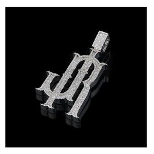 Collar con Colgante de Moissanita de Primera Calidad, Estilo Hip Hop, Brillante, para Hombre y Mujer, Disponible para Regalo - Product Image 2