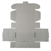Dossiers d'emballage pliables en carton ondulé recyclable avec gaufrage à chaud or, en matériaux recyclés noirs, pour vêtements, chaussures et chaussettes