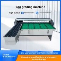 Machine de tri d'œufs, équipement de tri d'œufs de canard, machine de tri d'œufs de poulet, machine de tri d'œufs automatisée et stérilisée avec alimentation automatique