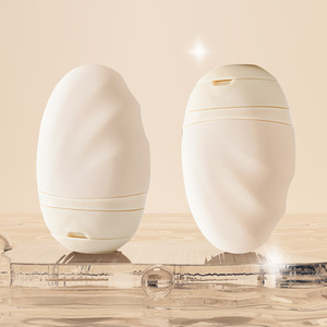 Envase Portátil de Silicona en Forma de Huevo Rosa, Verde y Blanco para Cosméticos, Champú, Gel de Ducha, Crema de Manos y Rostro, Botella Recargable Vacía para Viaje - Product Image 1
