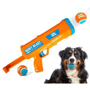Köpek topu başlatıcısı Pet açık spor Fetch eğitim köpek ABS tenis topu uzun mesafe 15m el başlatıcısı Pet aksesuarları - Product Image 5