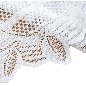 Wenxiang Embroidered Table Runner 33X114Cm Polyester Leaf Pattern Home Decor - Product Image 3