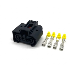 Reelhon 4 Pin Waterproof Female Housing Plug <b>Wire</b> Harness Terminal <b>Electrical</b> Connectors 9441491 - Product Image 1