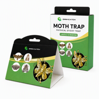 Piège à mites efficace : plaque collante écologique et sans danger pour attraper les insectes volants, idéal pour la maison et l'extérieur