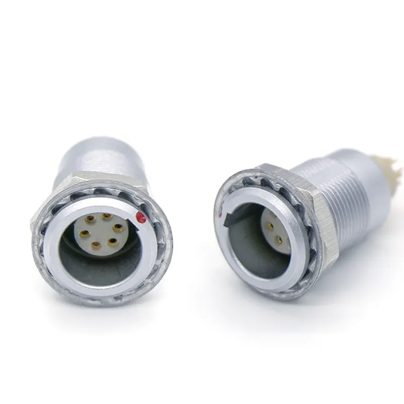 Shenzhen factory indoor 1B series sold type ingress protection IP 50 push pull connector