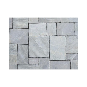 Dalles de pavage extérieures en grès naturel – Finition brossée, design moderne |   Travaux en pierre de Gwalior - Product Image 2