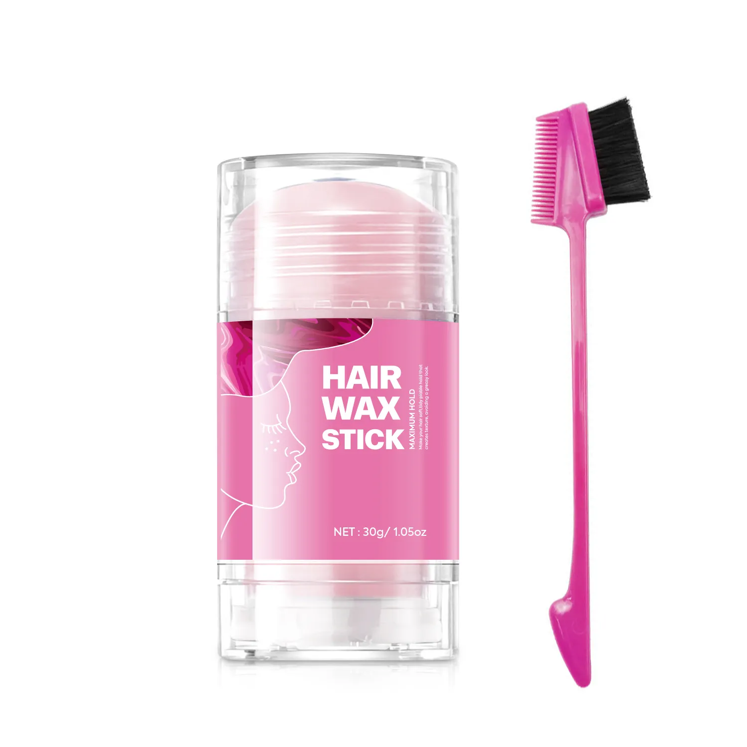 IMMETEE Hair Wax Stick Etiqueta privada Strong Hold Edge Control Styling Wax Stick para el cabello