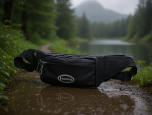 Marsupio da uomo 13 pollici in nylon con chiusura a cerniera, tracolla rimovibile, impermeabile per uso esterno - Product Image 2