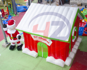 Nuevo personalizado inflable de Navidad <span class=keywords><strong>casa</strong></span> de santa - Product Image 6