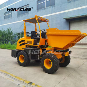 CE articulado Construcción Minería 3 Ton Volquete Tolva Sitio Dumper 4 Ruedas Drive Dumper - Product Image 3