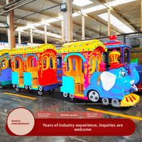 Tren turístico a vapor para niños, equipo de entretenimiento no inflable para centros comerciales y áreas de ocio, para todas las ocasiones, directo de fábrica.