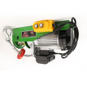 Palan électrique <span class=keywords><strong>miniature</strong></span> PA600/1200 <span class=keywords><strong>treuil</strong></span> à câble en acier 380V capacité de 1 tonne 6m moteur unique pour restaurant de construction - Product Image 4