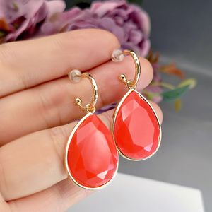 Orecchini a Goccia Grandi per Donne, Accessori per Orecchie Semplici per Uso Quotidiano e Pendolarismo - Product Image 1