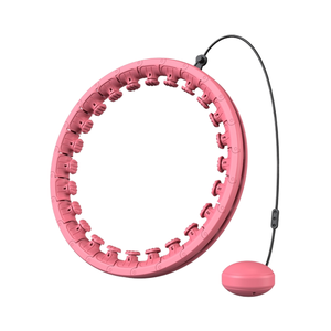 Aro de <span class=keywords><strong>Hula</strong></span> Inteligente Desmontable de 24 Segmentos, Aro de <span class=keywords><strong>Hula</strong></span> con Peso Inteligente para Ejercicios de Cintura - Product Image 2