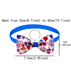 Independence Day Pet Bow the <span class=keywords><strong>Old</strong></span> Glory Printing Dog <span class=keywords><strong>Hair</strong></span> Tie Bow Accesorios para el cabello - Product Image 4