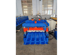 Tự động màu thép tráng men cuộn tạo thành máy với động cơ 12 bước & bánh răng cho mái nhà tấm xây dựng ppgi decoiler - Product Image 6