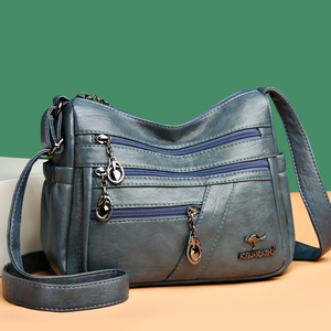 กระเป๋าคุณแม่คนใหม่ กระเป๋าหนัง PU นุ่มหลายช่อง ดีไซน์เรียบหรู ซิปโพลีเอสเตอร์ กระเป๋าสะพายข้าง แทนจิง - Product Image 3