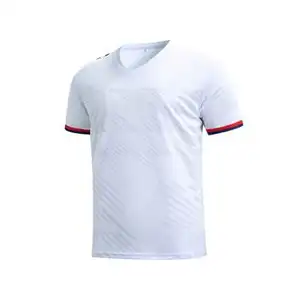 Grosir desain baru 23-24 Jersey pengiriman cepat Jersey putih kustom tim Piala Dunia ukuran besar Jersey sepak bola
