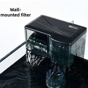 Aquarium de bureau en verre ultra-clair JSD à angle droit, aquarium pour betta, aquarium écologique, transmission de la lumière à 93 %, verre cristal doré - Product Image 6