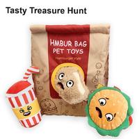 Nouveau design de jouets grinçants pour animaux de compagnie coffret cadeau de chips de pomme de terre jouet à mâcher pour chien jouet à mâcher interactif durable à Hambourg pour animaux de compagnie