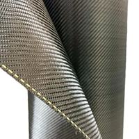 Fabricants chinois de tissu en fibre de carbone sergé ou à armure toile 3K 200g de fibre tissée en carbone noir
