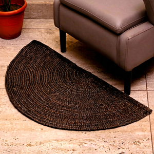 Wholesale Custom Abstract Scalloped High Pile Jute <b>Rugs</b> Eco <b>Boho</b> Handmade Carpets for Entryway or Living Room Bulk Orders - Product Image 1