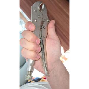 Kendo คีมล็อคตัวเอง225มม. คีมหนีบเหล็กคาร์บอนพร้อมที่จับพลาสติกสำหรับการจีบใช้ในอุตสาหกรรมแบบทำมือ - Product Image 4