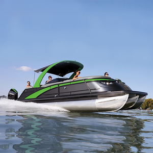 <span class=keywords><strong>2022</strong></span> meilleure vente flambant neuf luxe poisson croisière ponton bateaux aluminium fibre de verre coque <span class=keywords><strong>hors</strong></span>-<span class=keywords><strong>bord</strong></span> <span class=keywords><strong>moteur</strong></span> LED bandes lumineuses pas cher Yacht - Product Image 4