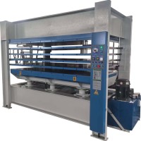 Presse à chaud hydraulique pour le laminage de placages pour panneaux MDF et panneaux décoratifs
