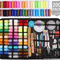 Sac et boîte de rangement rectangulaires portables A3599 personnalisés pour couture, kit de couture de voyage et de maison, ensemble combiné, modèle